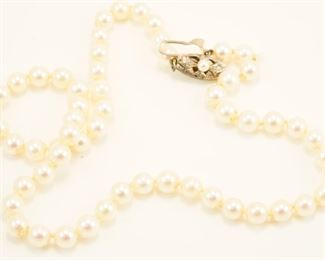 Vintage Mikimoto Pearls