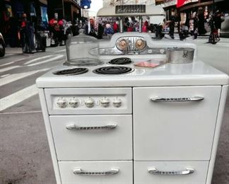 1949 Antique Kelvenator Stove with Steamer Dome User Manual