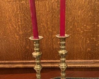 Brass Candleholders