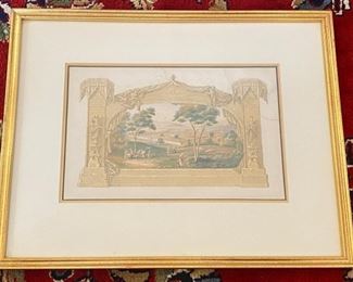  Engraving G Depicting The Moravian Settlement At Fairfield, Droylsden, Near Manchester.