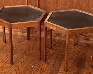 Hans C. Andersen Hexagonal Side Tables