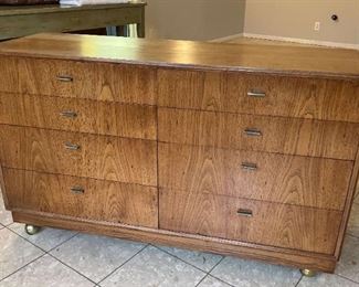 Mid-Century Wood Dresser 1 of 2