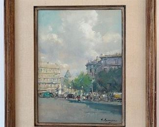 Signed Original Maresca Oil Painting