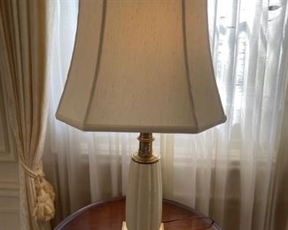 Stiffel Brass Ceramic Lamp