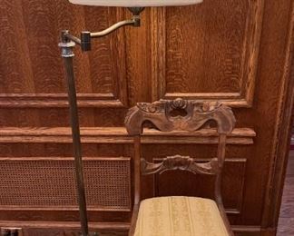 Vintage Swing Arm Lamp Chair