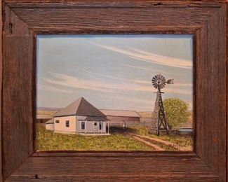 Painting by M. Cayton