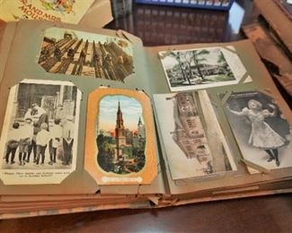 Antique postcard collection