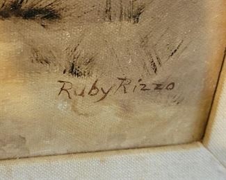 Ruby Rizzo painting