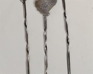 Vintage Navajo Ramone Platero family hat pins