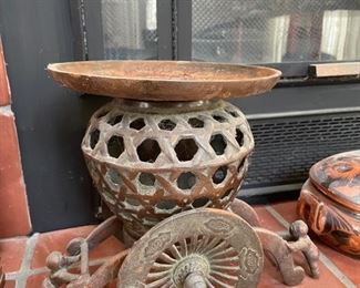 Cast iron Japanese planter 