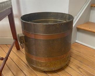 Large brass planter 