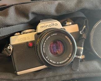 Minolta XG-1 w/ accessories 