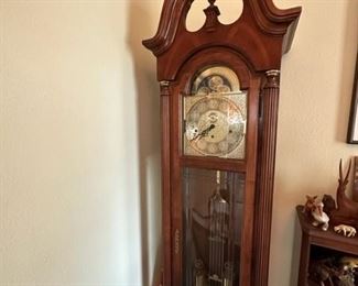 Herman Miller Cherry wood Grandfather Clock. Can PRE-SELL. Call Connie for details.