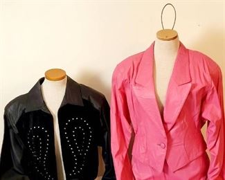 2 Vintage Leather Sets