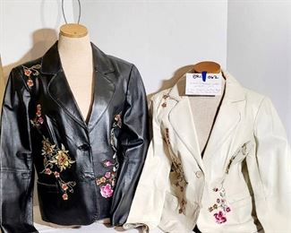 Embroidered Leather Jackets