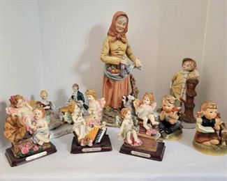 Lot of Bisque Figures Erich Stauffer