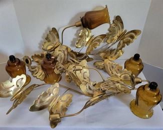 Mid Century Metal Sconces