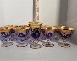 S.C. Line Cobalt Glasses