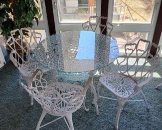 Wrought Iron Table and Chairs