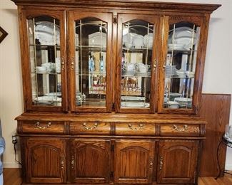 Lighted china cabinet