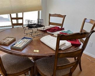 54 in round table 6 chairs