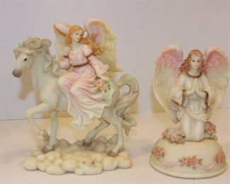 Two Seraphim Classics Angel Sculptures B