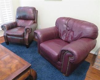 Leather chairs