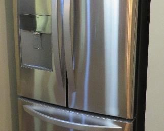 LG stainless refrigerator - very clean!