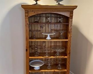 Bookshelf is sold, but the cake stands are beautiful!