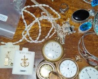 Jewelry, vintage watches