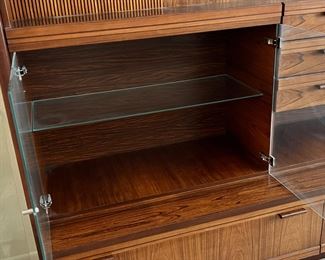 MCM Bukenberger Mobler Rosewood Wall Unit Modular Shelf System	81x121x123in	HxWxD