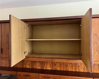 MCM Bukenberger Mobler Rosewood Wall Unit Modular Shelf System	81x121x123in	HxWxD