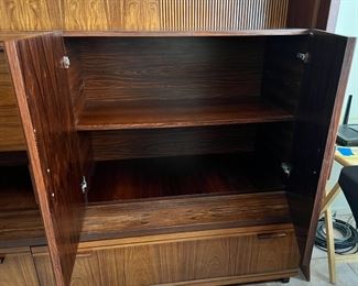 MCM Bukenberger Mobler Rosewood Wall Unit Modular Shelf System	81x121x123in	HxWxD