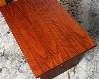 MCM Teak End Table	17.5x30x20in	HxWxD
