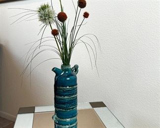 MCM Blue Vase Cruet 305	11x4x3.5in	HxWxD
