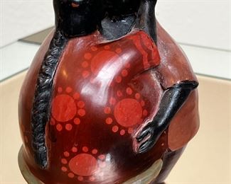 Vintage Angelica Silva Peru Loving Couple Art Pottery Statue	6x5x4in	HxWxD
