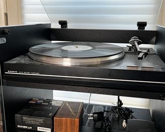 Sanyo Vintage Stereo system, no speakers	40 x 18.5 by 18in	HxWxD
