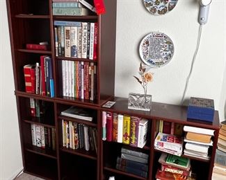 3pc MCM Rosewood Bookshelves	Each: 30.25 x 30.5 x 11.25in	HxWxD
