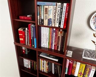 3pc MCM Rosewood Bookshelves	Each: 30.25 x 30.5 x 11.25in	HxWxD
