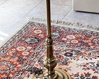 Vintage Capiz Shell Daisy Floor Lamp	59 x 16.5in  diameter.	
