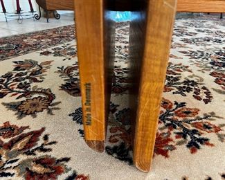 MCM Gustav Gaarde Trekanten Coffee Table Danish Modern Teak Glass Top	17 x 30 x 54in 	HxWxD
