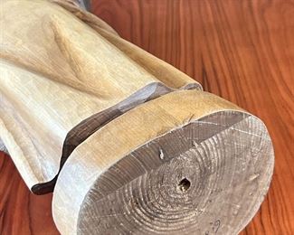 Carved Wood Drinking Monk Friar 	19.5 x 7.5 x 5.5in	HxWxD
