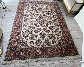 Antique Kerman Handwoven Traditional Rug Persian Rug 99 x 135in	

