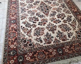 Antique Kerman Handwoven Traditional Rug Persian Rug 99 x 135in	
