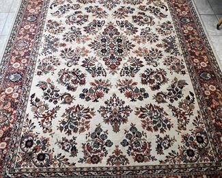 Antique Kerman Handwoven Traditional Rug Persian Rug 99 x 135in	
