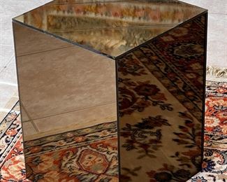 Mirrored Pedestal #2	17 x 12.5 x 12.5in 	HxWxD
