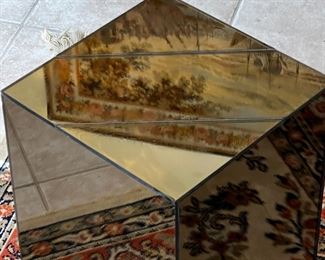 Mirrored Pedestal #2	17 x 12.5 x 12.5in 	HxWxD
