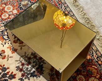 Mirrored Pedestal #2	17 x 12.5 x 12.5in 	HxWxD
