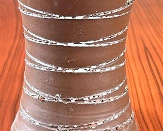 Ceramic Hourglass Vase	7.5 x 6in diameter.	
