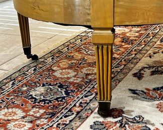 Vintage Wood Framed Settee Sofa	30 x 61 x 26in	HxWxD
